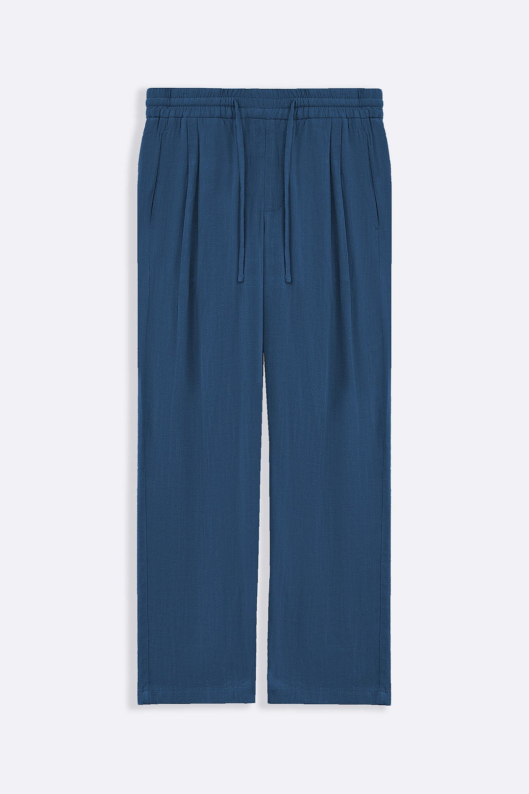 TOURMALINE LINEN BLEND BAGGY PANTS
