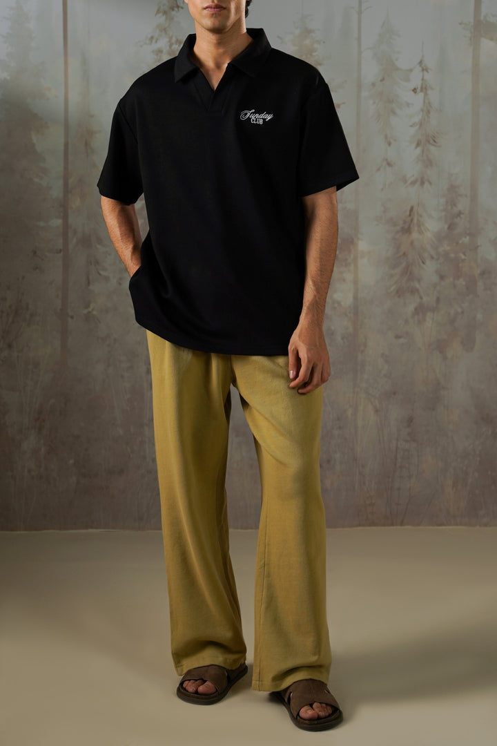 MINIMAL STRAIGHT-LEG PANTS