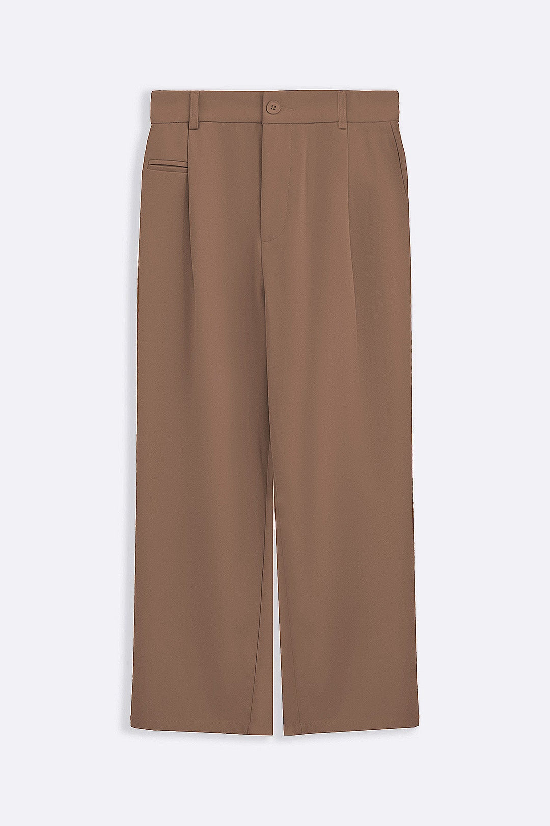 MOUSE GREY WIDE TAILORED PANTS