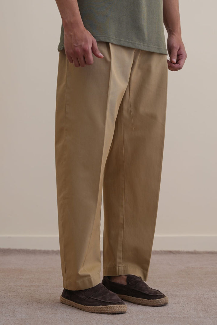 KHAKI LIGHT COTTON CHINOS