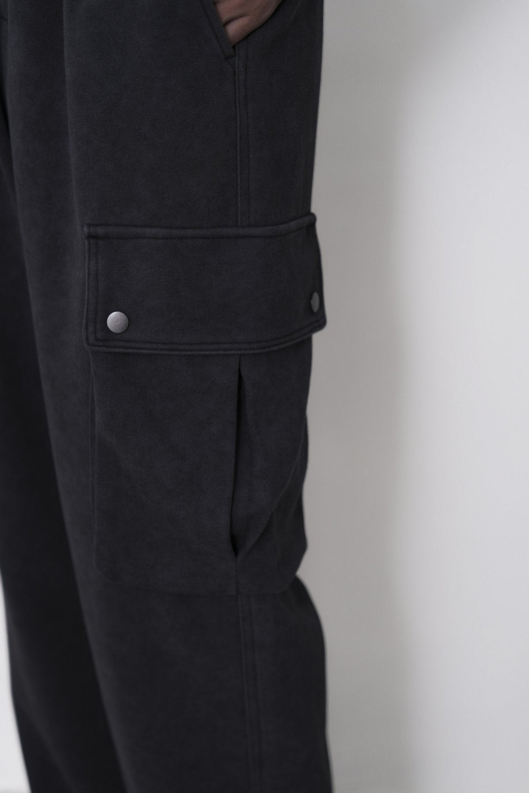 CHARCOAL-UTILITY CARGO PANTS