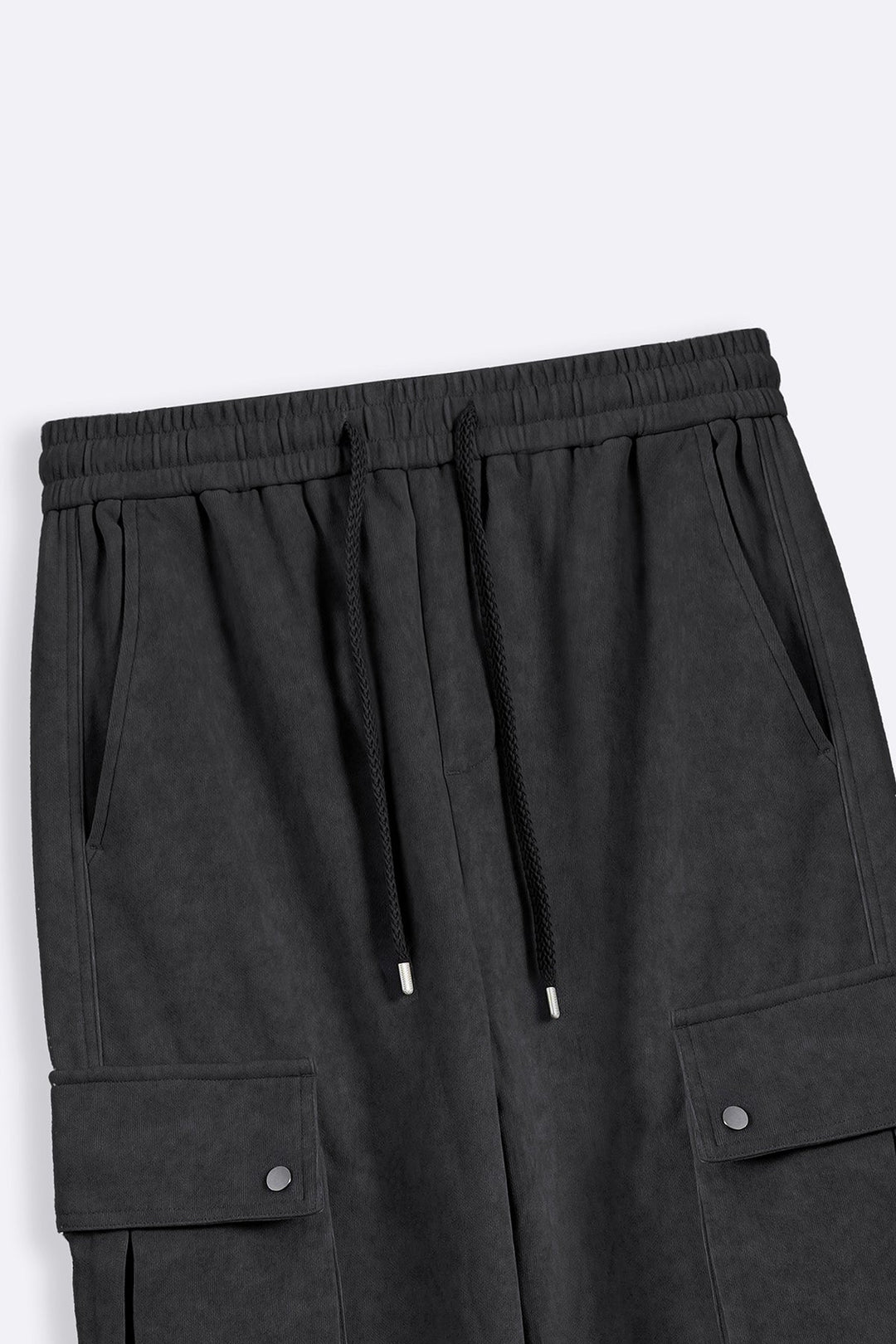 CHARCOAL-UTILITY CARGO PANTS