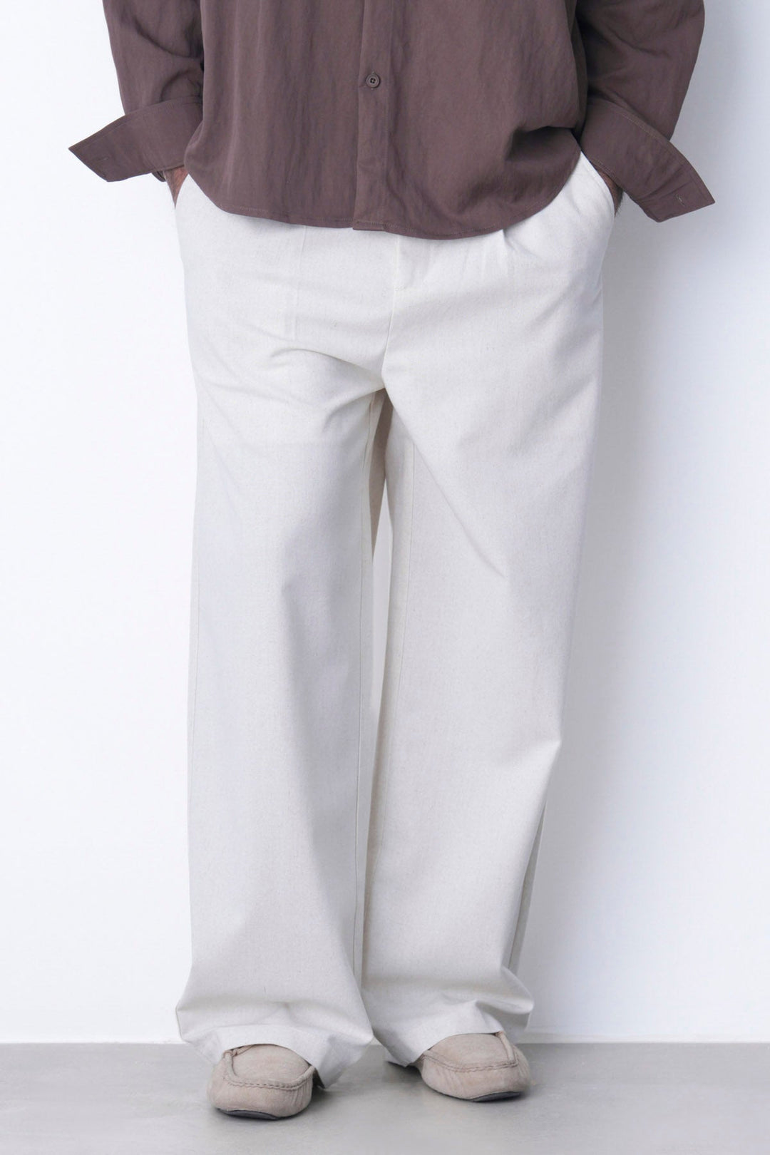 OAT MELANGE LINEN BLEND PANTS