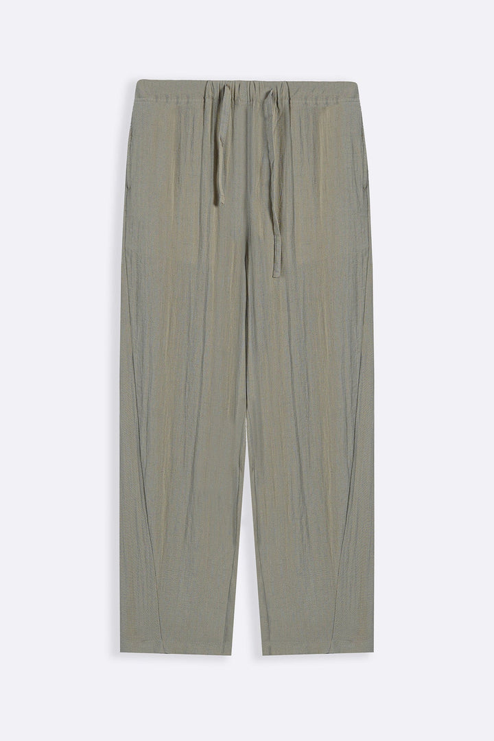 KHAKI SUMMER SLUB PANTS