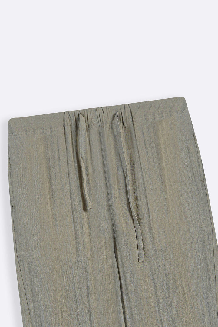 KHAKI SUMMER SLUB PANTS