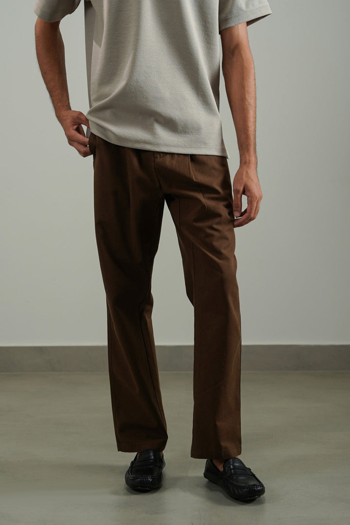 RELAXED PLEATED PANTS