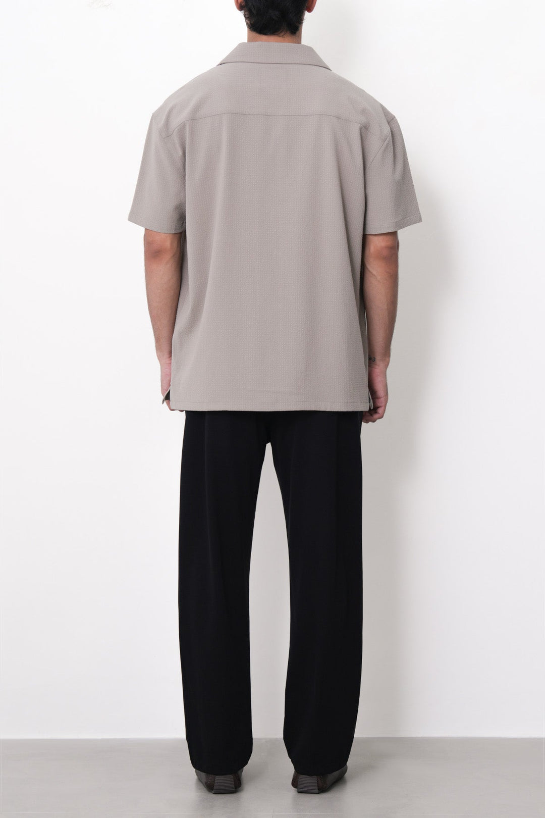 BLACK-COMFORT STRAIGHT PANTS