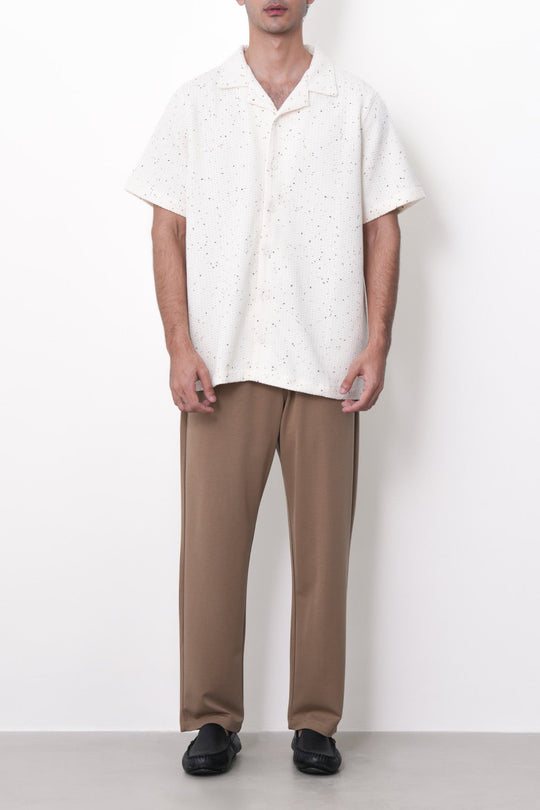 KHAKI-COMFORT STRAIGHT PANTS