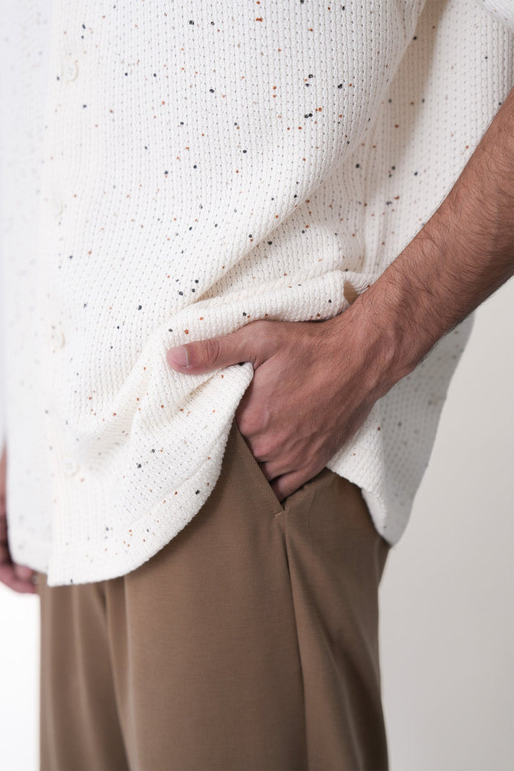KHAKI-COMFORT STRAIGHT PANTS