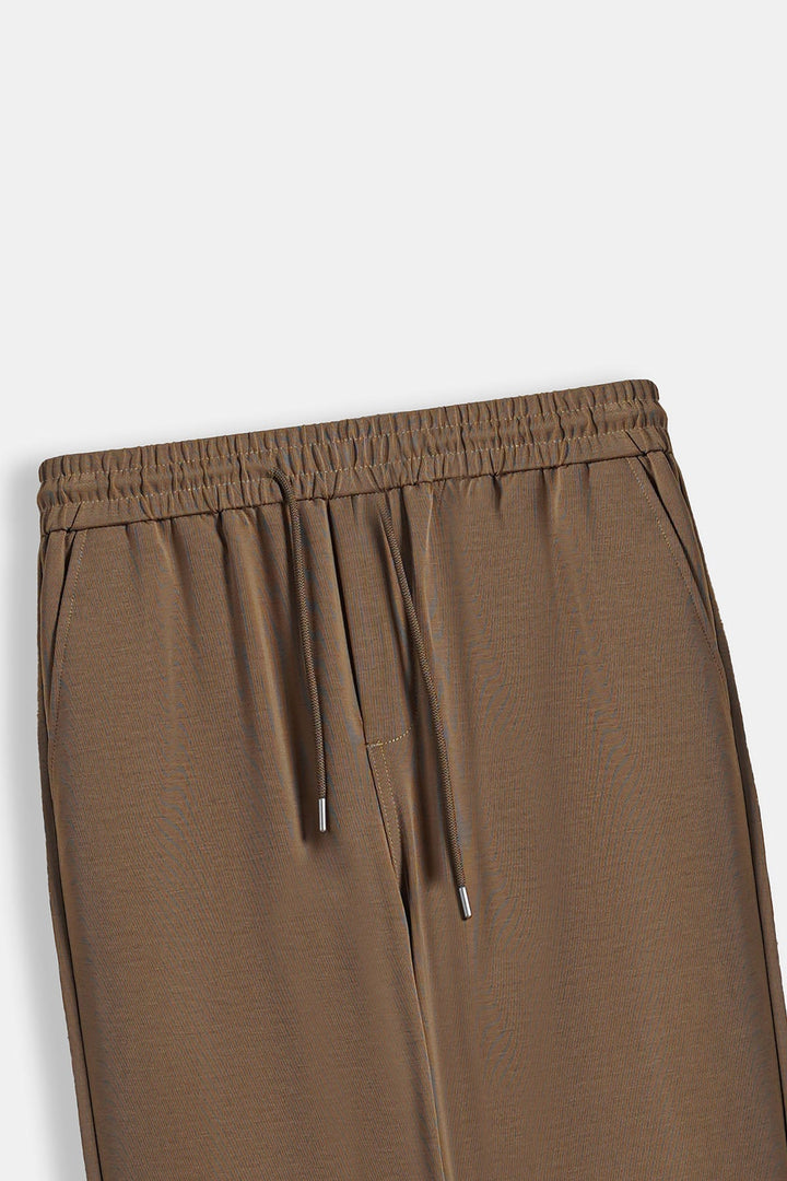 KHAKI-COMFORT STRAIGHT PANTS