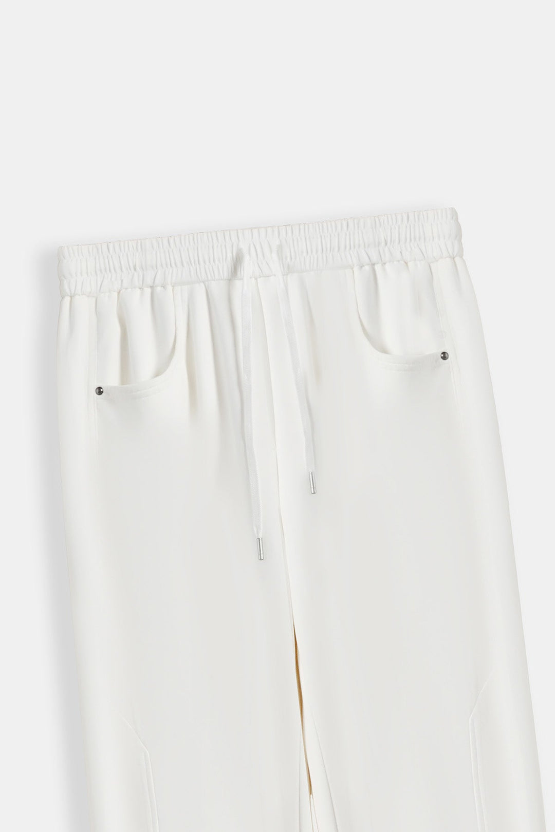 WHITE PANELLED TROUSERS