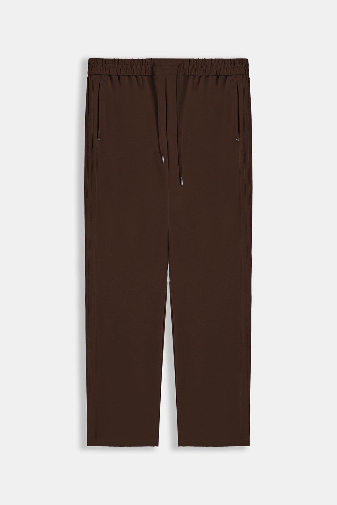BROWN ESSENTIAL TROUSERS