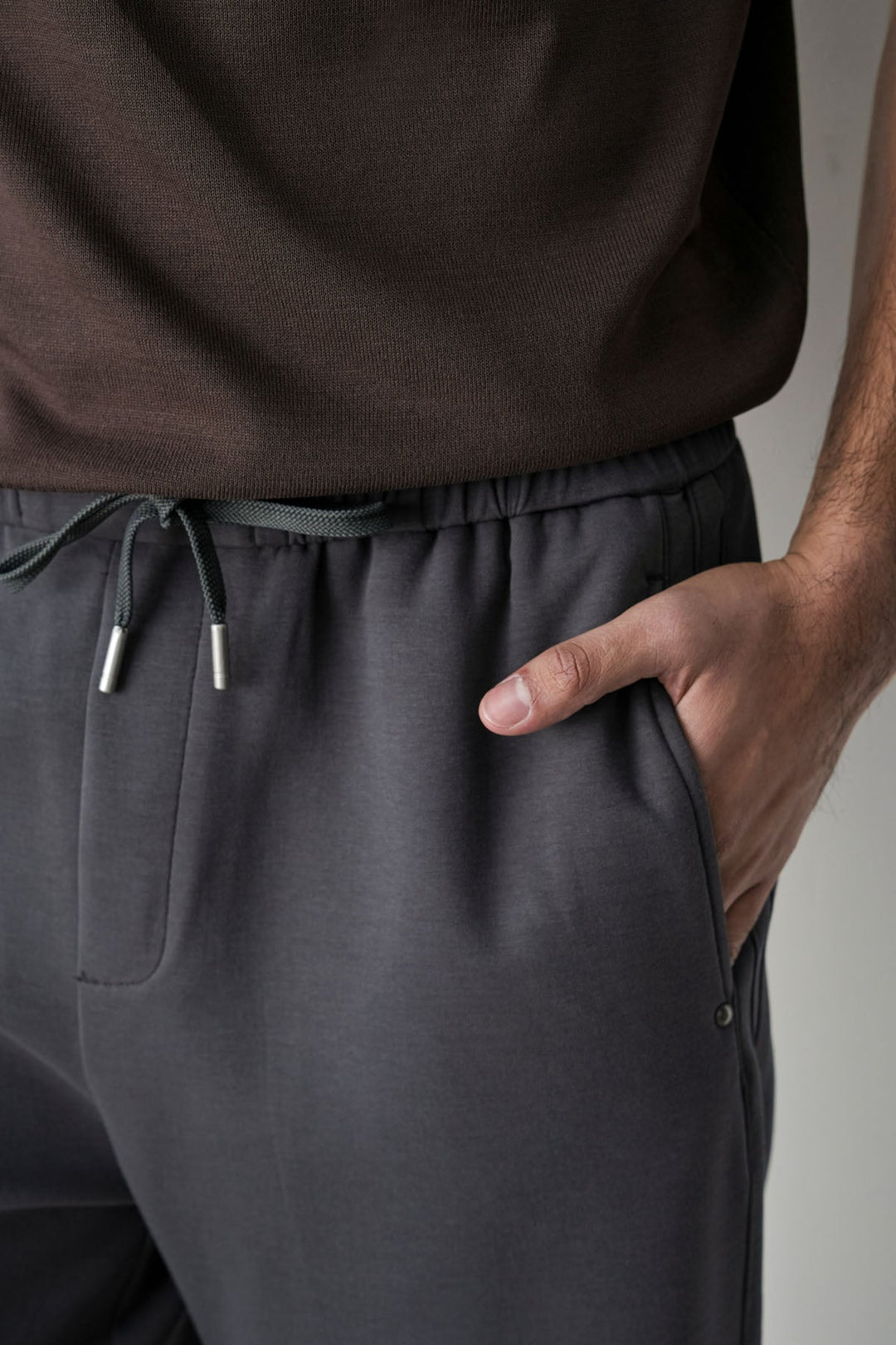 CHARCOAL ESSENTIAL TROUSERS