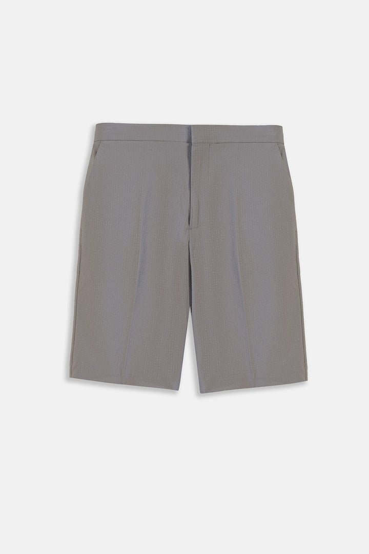 KHAKI SEERSUCKER SHORTS