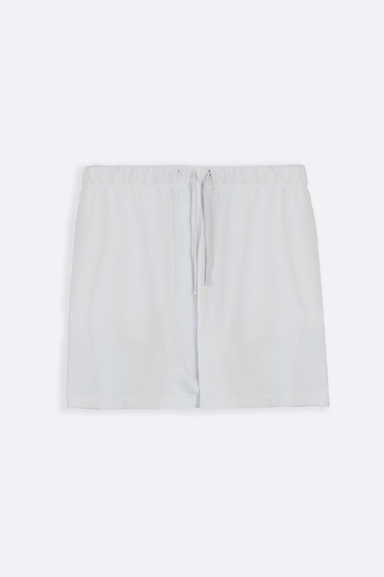 WHITE RELAXED SHORTS