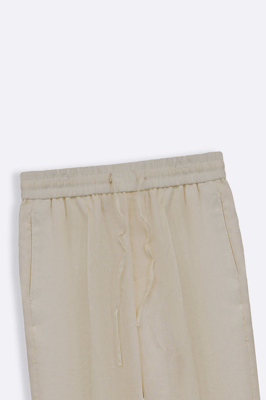 OFF WHITE PREMIUM LINEN PANTS