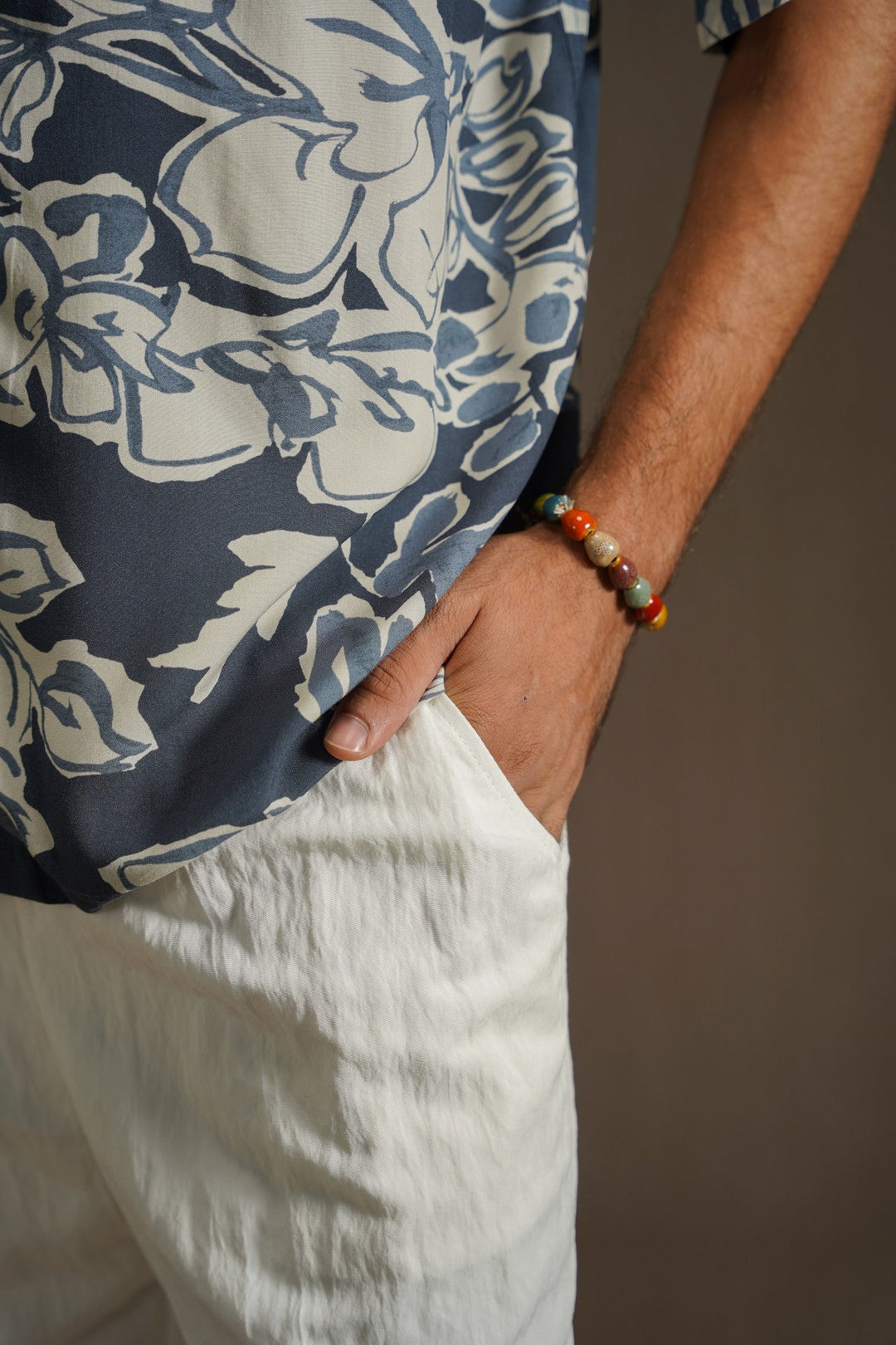WHITE PALM GROVE PANTS
