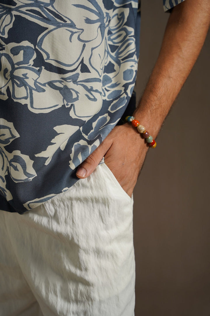 WHITE PALM GROVE PANTS