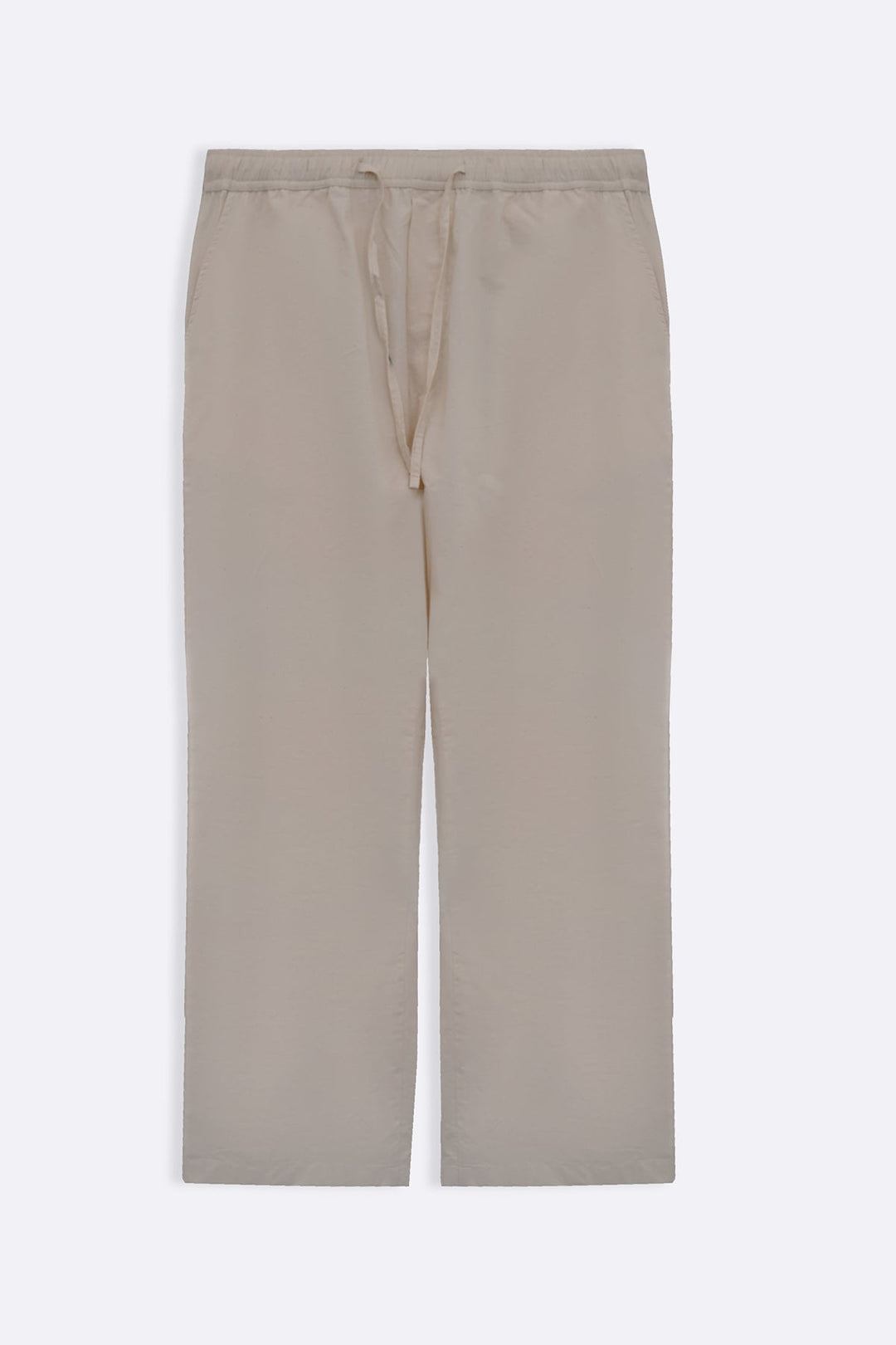 OFF WHITE GEOMETRIC COTTON PANTS