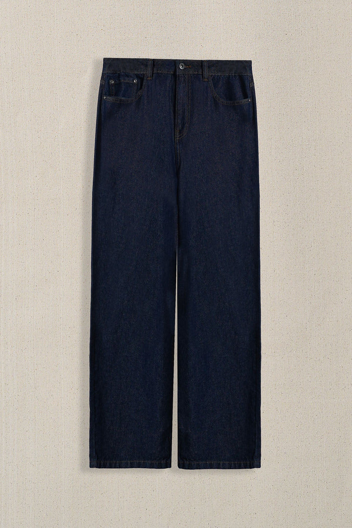 DARK BLUE EVERYDAY BAGGY JEANS