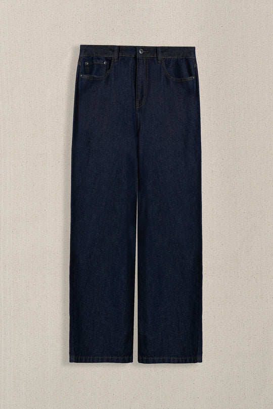 DARK BLUE EVERYDAY BAGGY JEANS