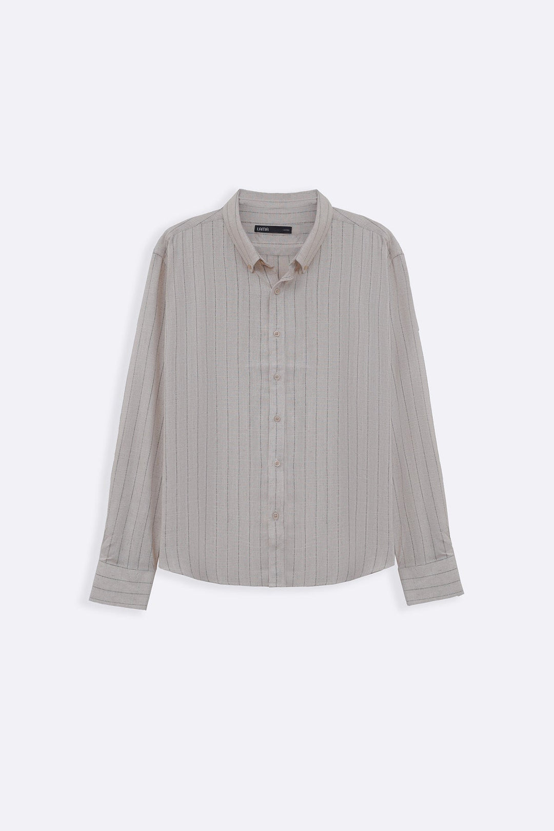 OAT MELANGE STRIPED LINEN BLEND SHIRT