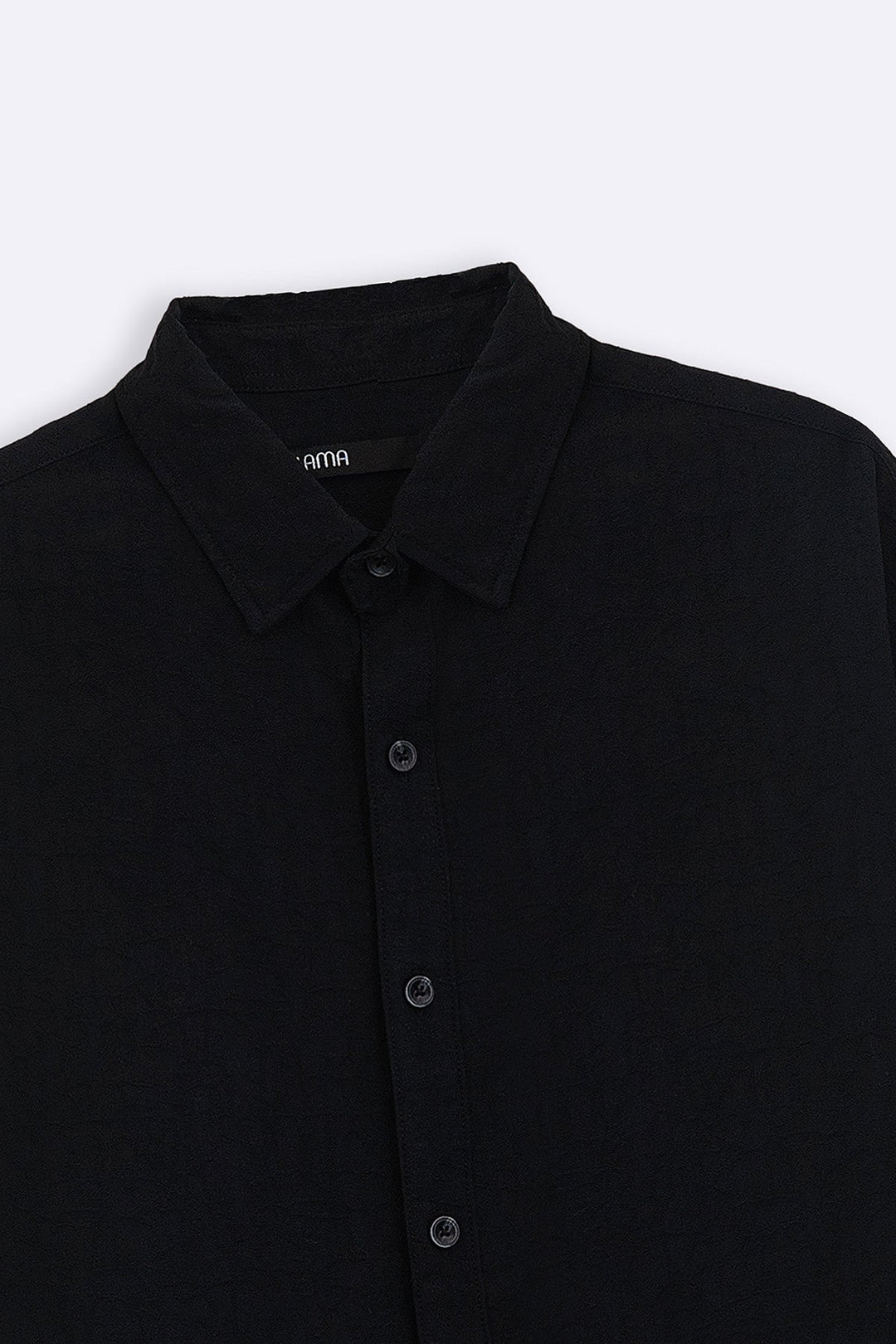 BLACK ABSTRACT JACQUARD SHIRT