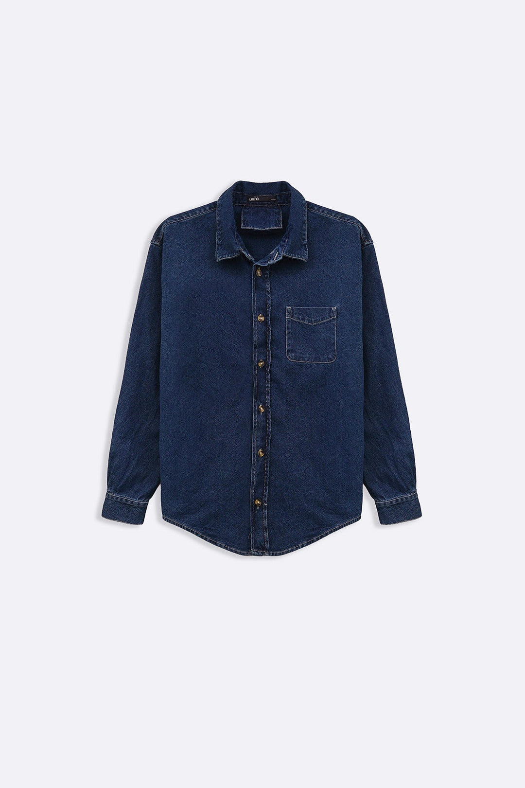 DARK BLUE DARK WASH DENIM SHIRT