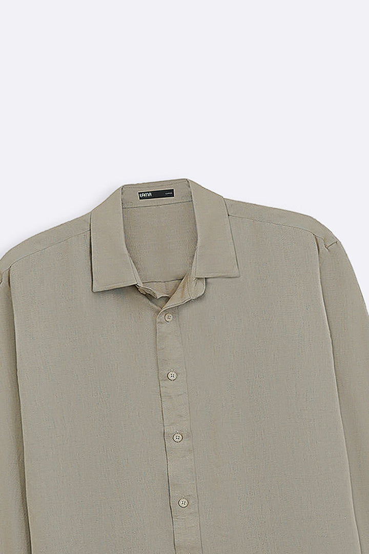 BEIGE PREMIUM LINEN SHIRT