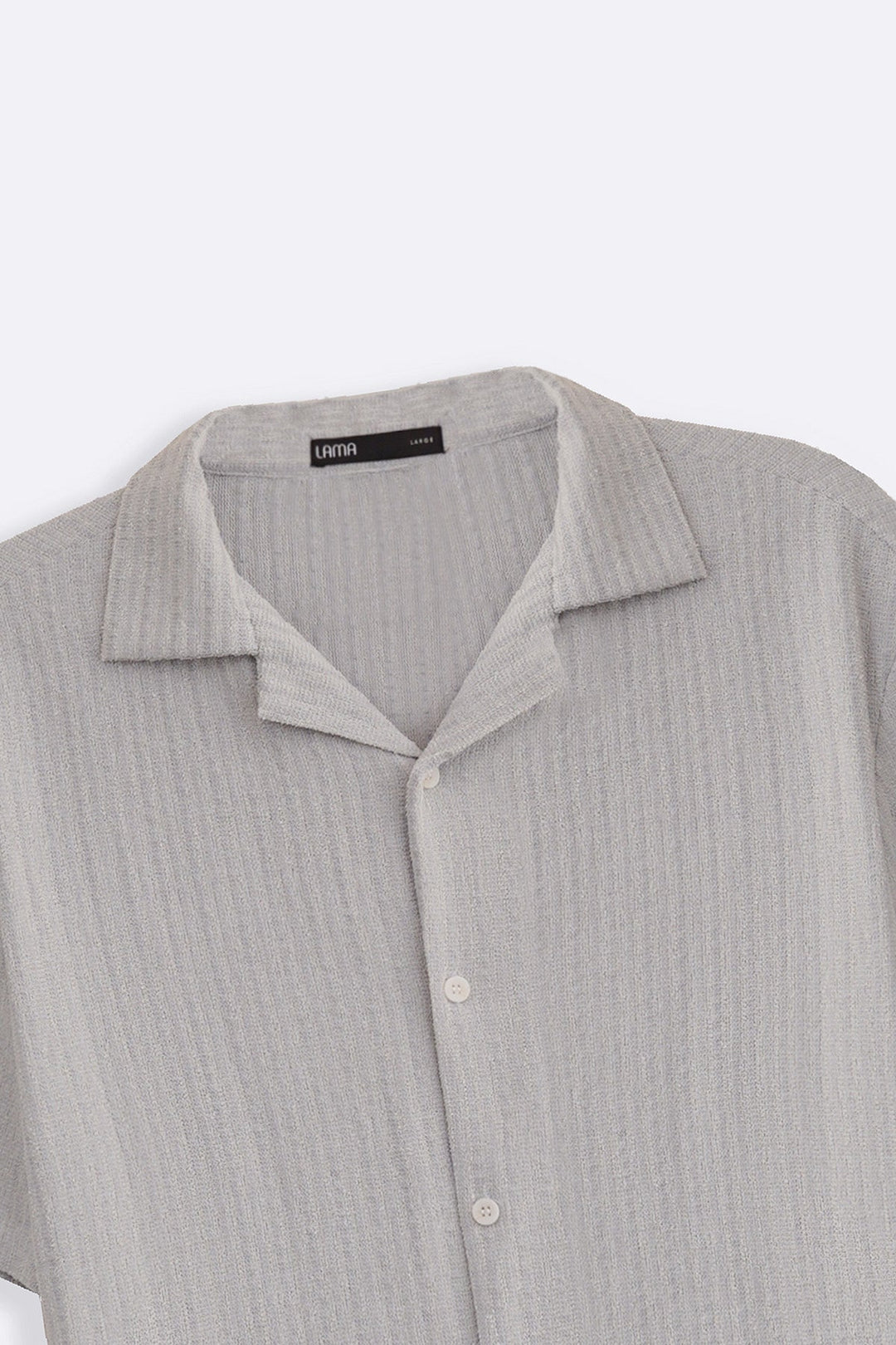 BLUE TEXTURED RESORT SHIRT