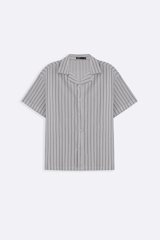 BLUE RELAXED STRIPED SAFARI