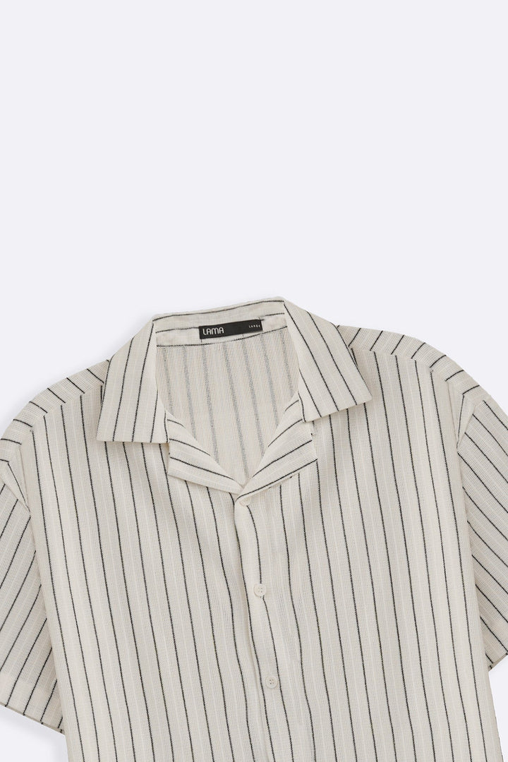 OFF WHITE RELAXED STRIPED SAFARI