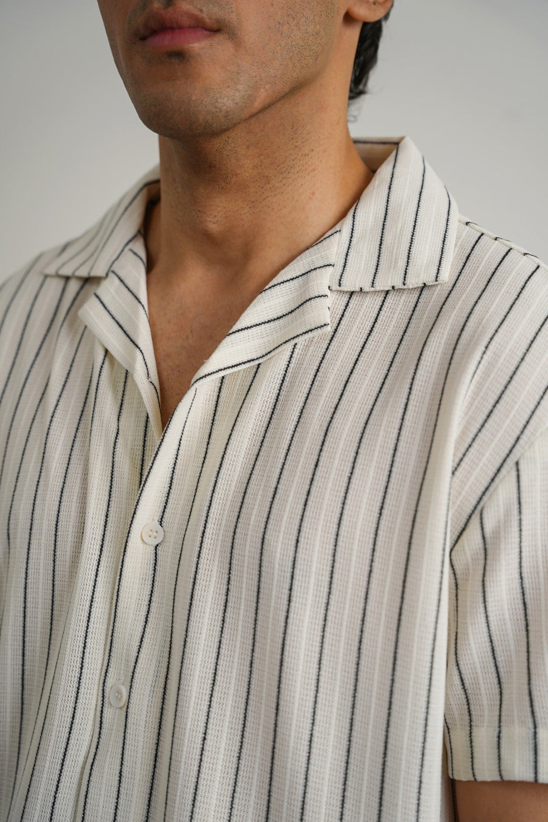 OFF WHITE RELAXED STRIPED SAFARI