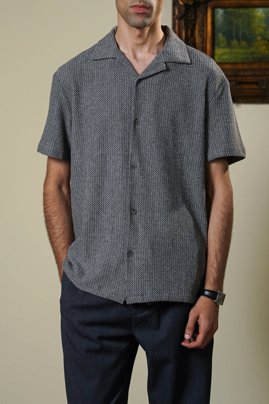 GREY SUMMER LOUNGE SHIRT