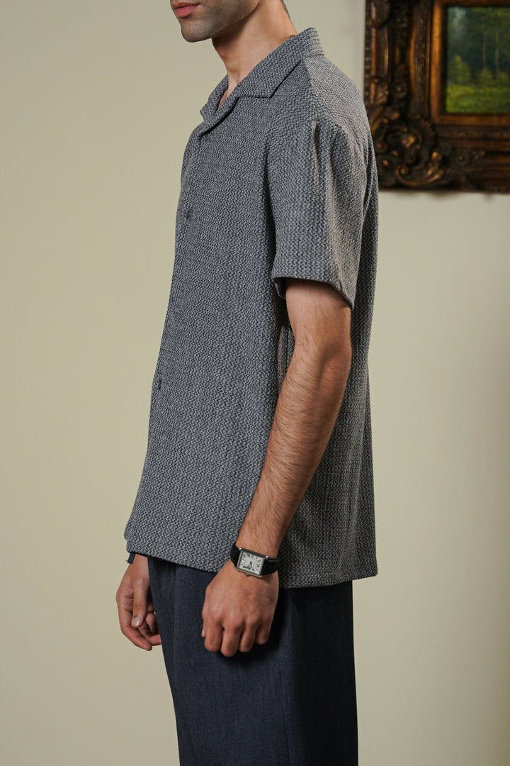 GREY SUMMER LOUNGE SHIRT