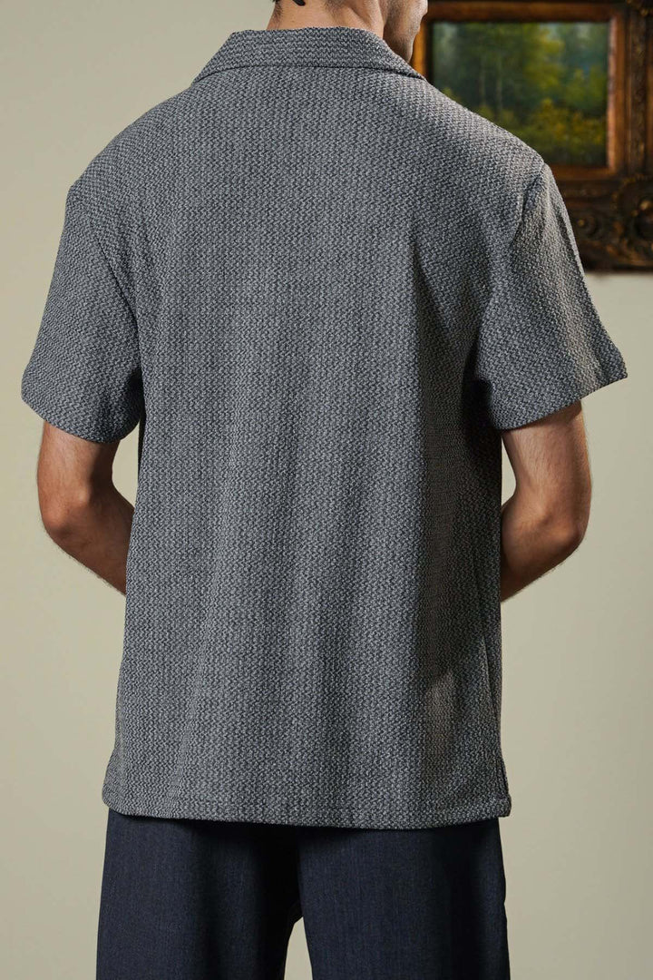 GREY SUMMER LOUNGE SHIRT