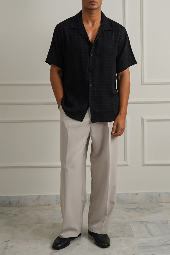 BLACK JACQUARD SUMMER SAFARI