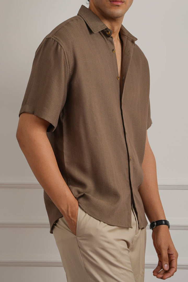 FLOWY HALF SLEEVES SHIRT