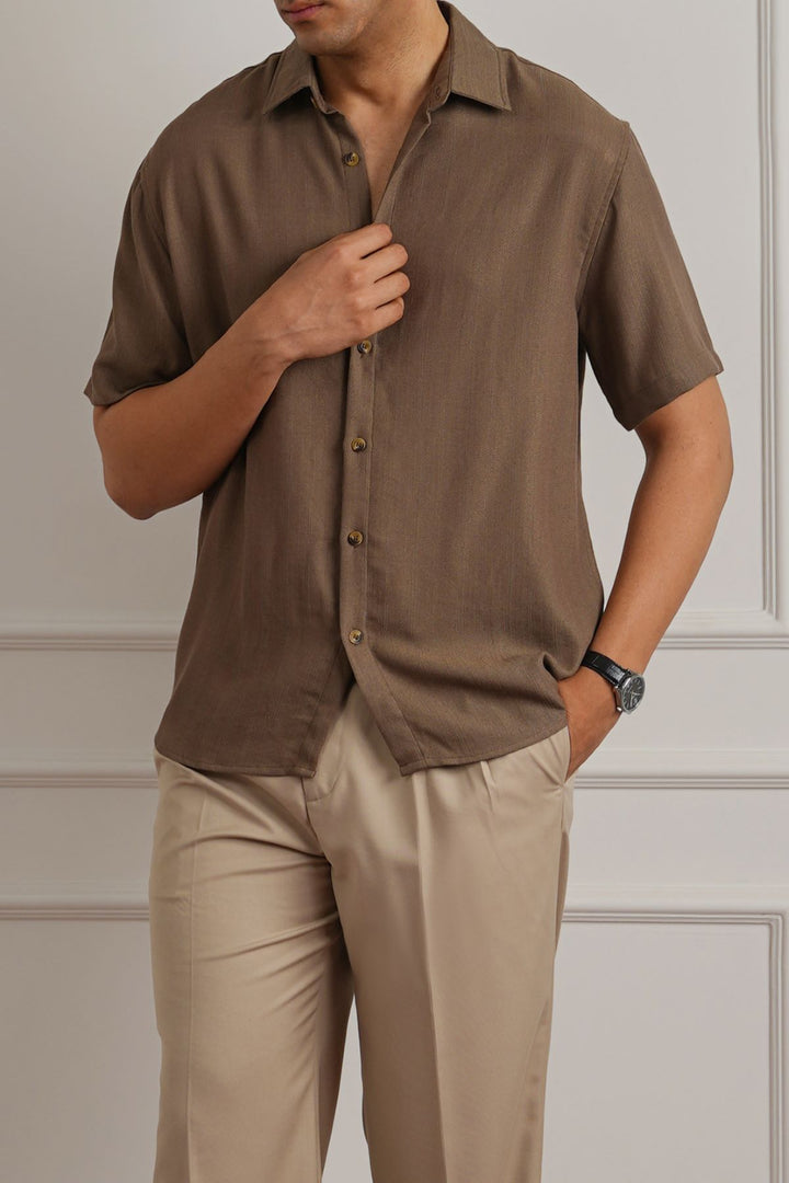 FLOWY HALF SLEEVES SHIRT