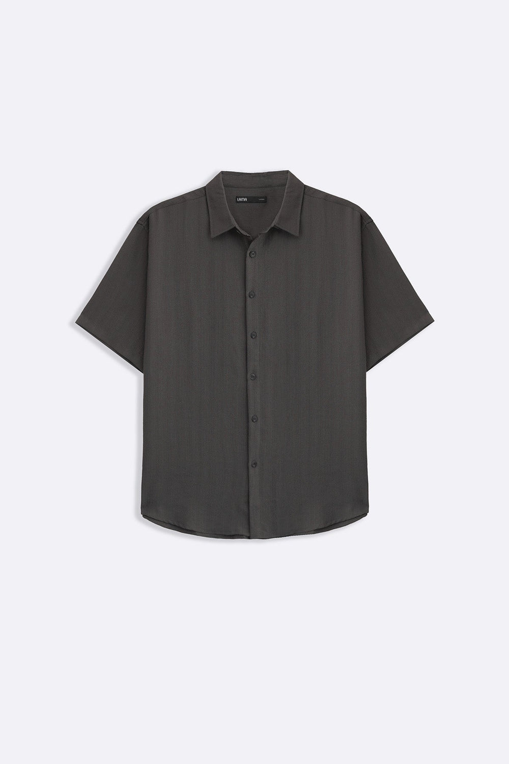 GREY FLOWY HALF SLEEVES SHIRT