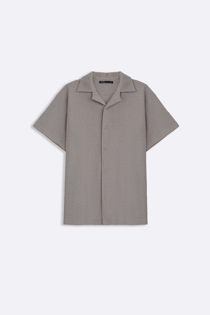SAND RESORT TEXTURED SHIRT