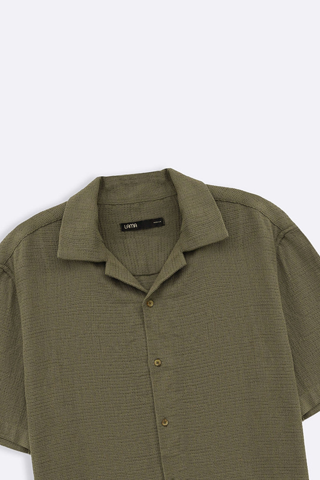 TEXTURED COTTON SAFARI SHIRT
