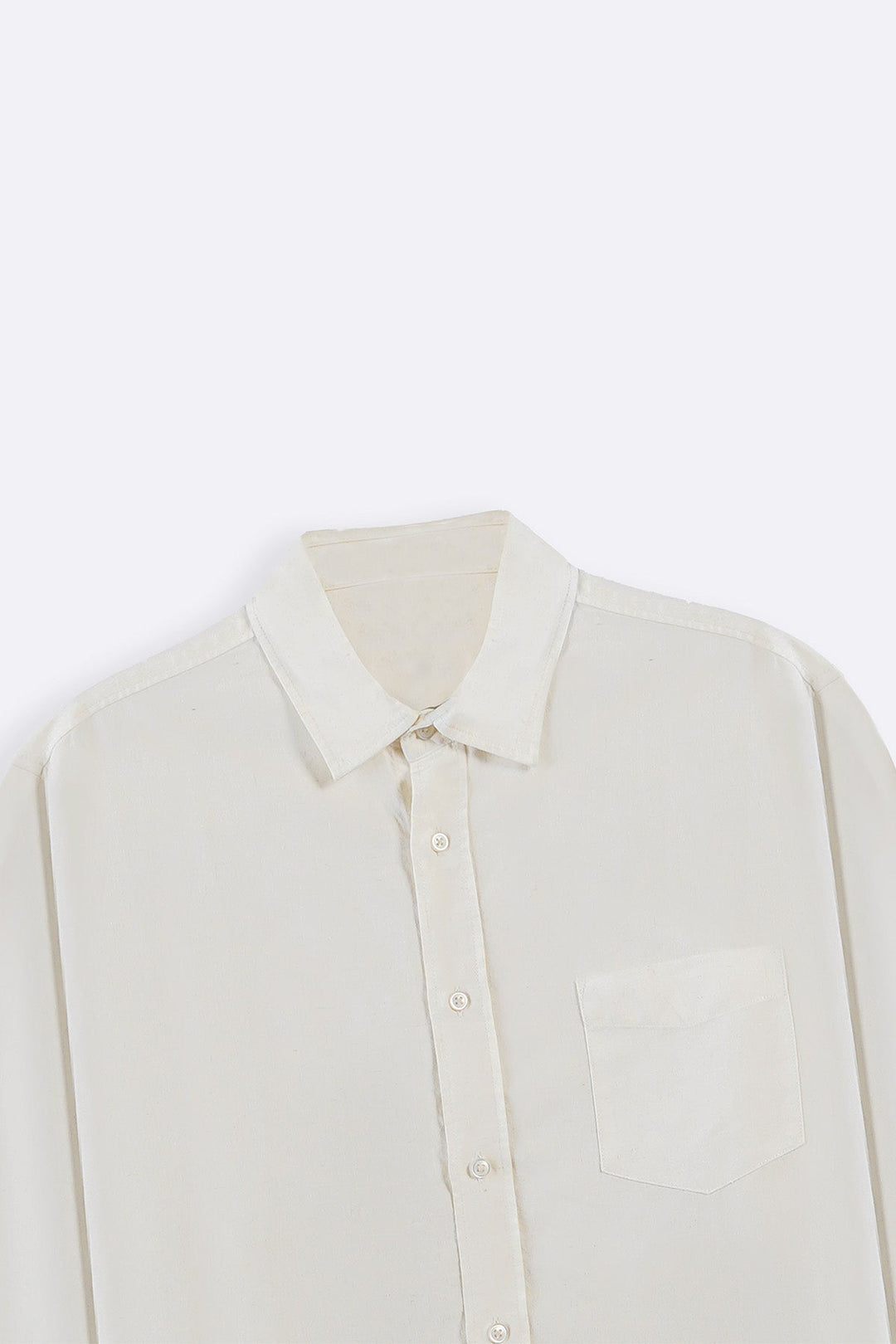 ECRU EASY LYOCELL LINEN SHIRT