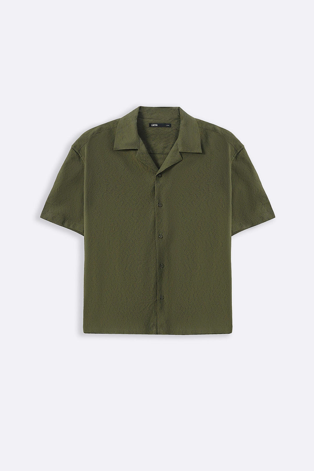 MOUSE GREY MAN JACQUARD SAFARI SHIRT