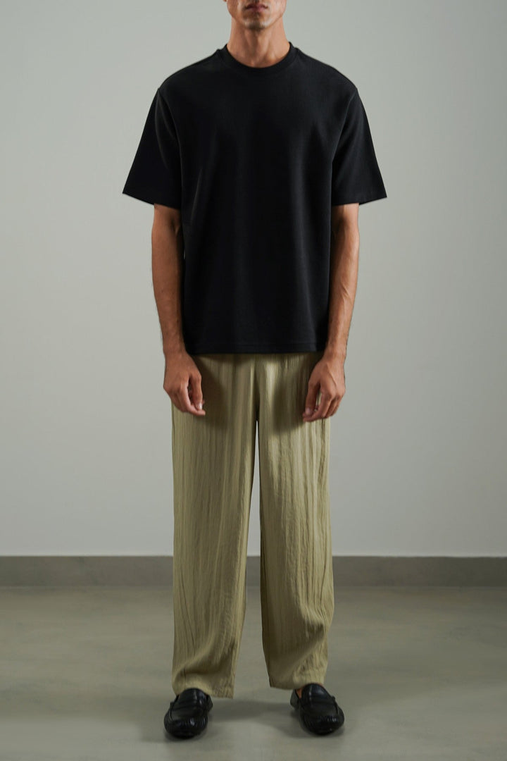 TEXTURED COTTON STRETCH SHIRT