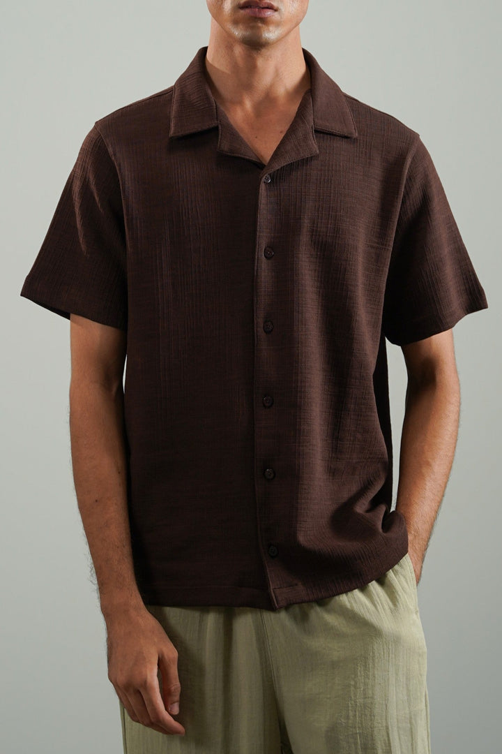 SEERSUCKER BUTTON DOWN