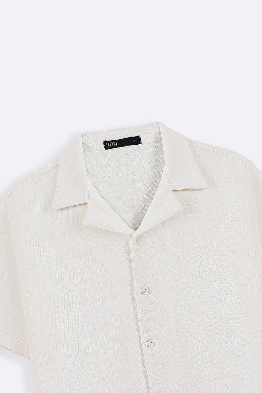 IVORY SEERSUCKER BUTTON DOWN