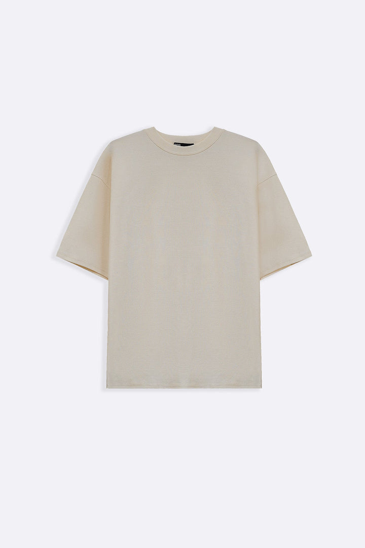 OFF WHITE CLASSIC TEXTURED TEE