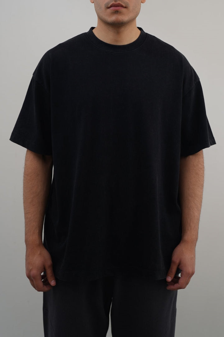CHARCOAL VINTAGE WASH TEE