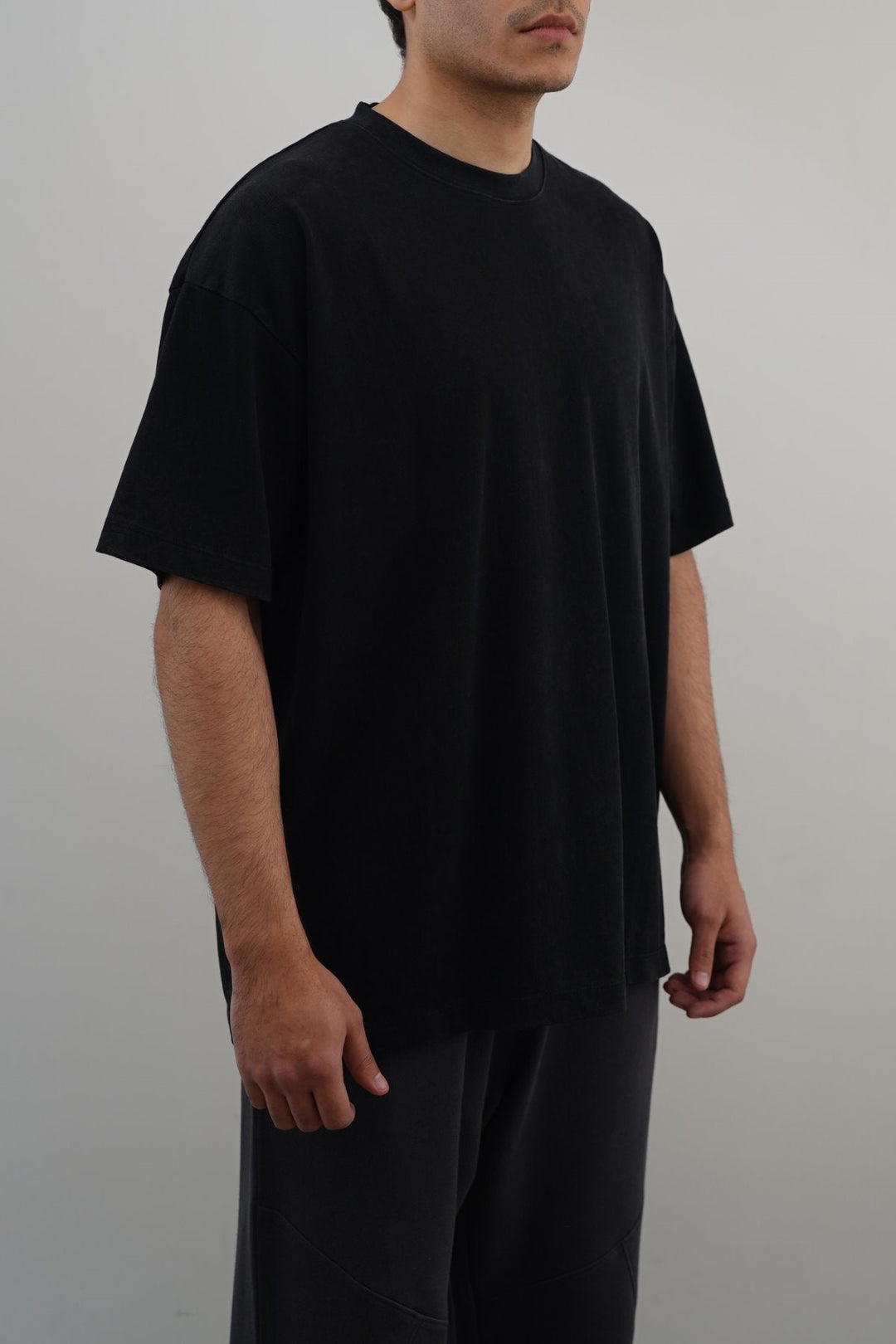 CHARCOAL VINTAGE WASH TEE